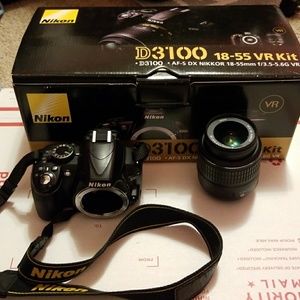 Nikon D3100 and 18-55 AFS DX NIKKOR lens